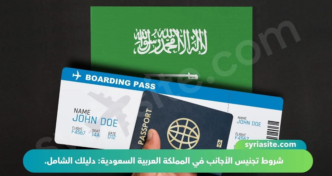 شروط تجنيس الأجانب في المملكة العربية السعودية: دليلك الشامل.