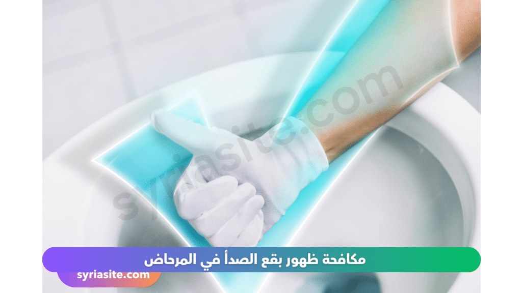 إزالة بقع الصدأ من المرحاض