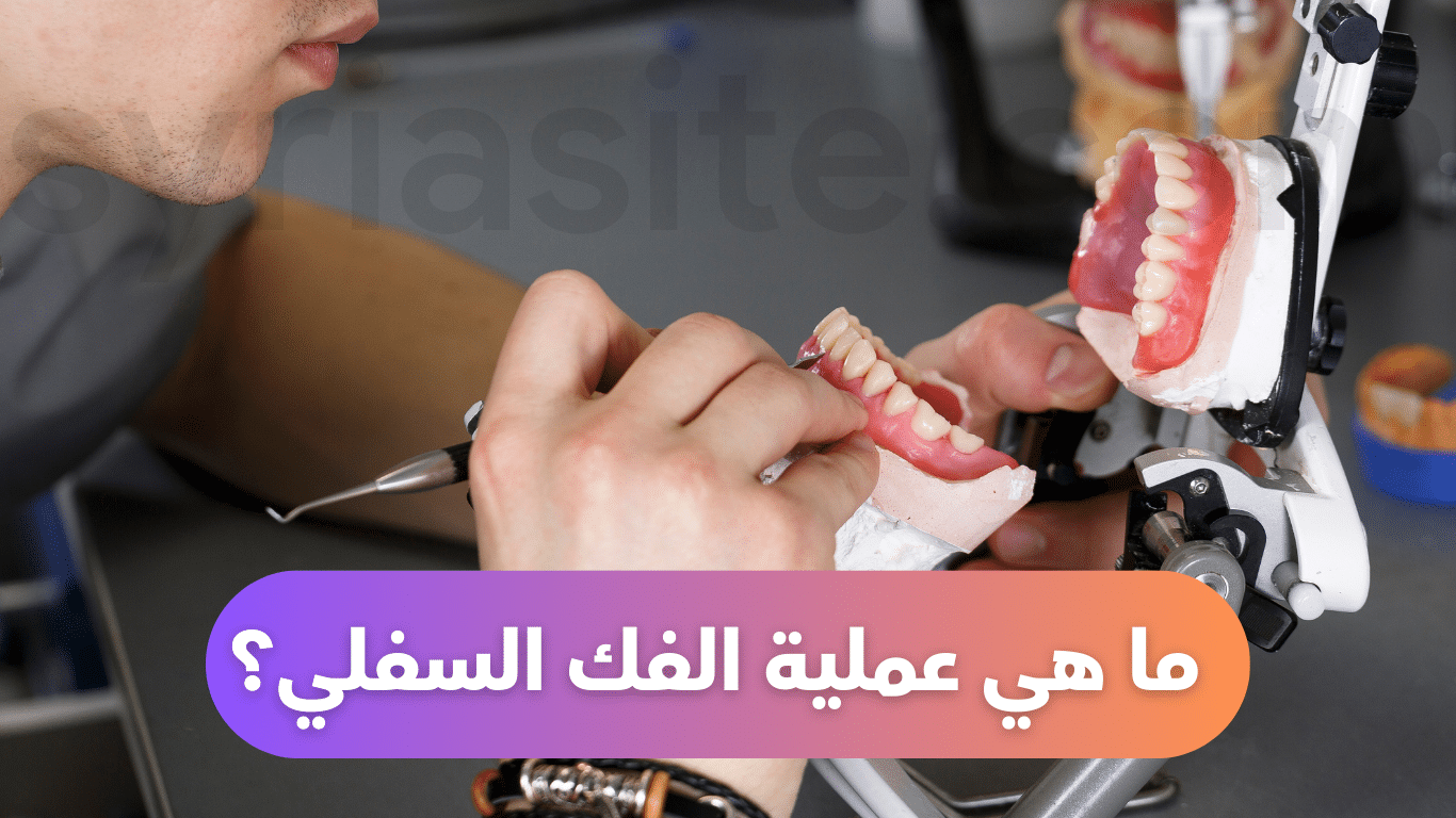 ما ھي عملیة الفك السفلي