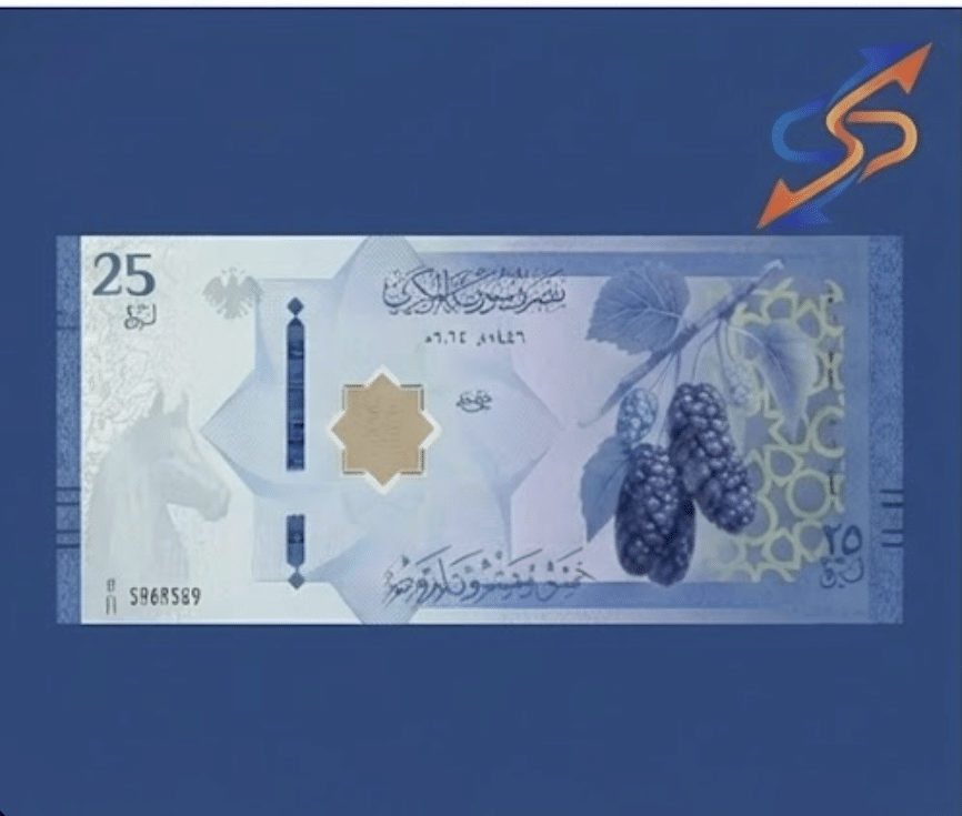 فئة الـ 25 ليرة السورية الجديدة
